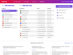 Знімок сайту monex.me